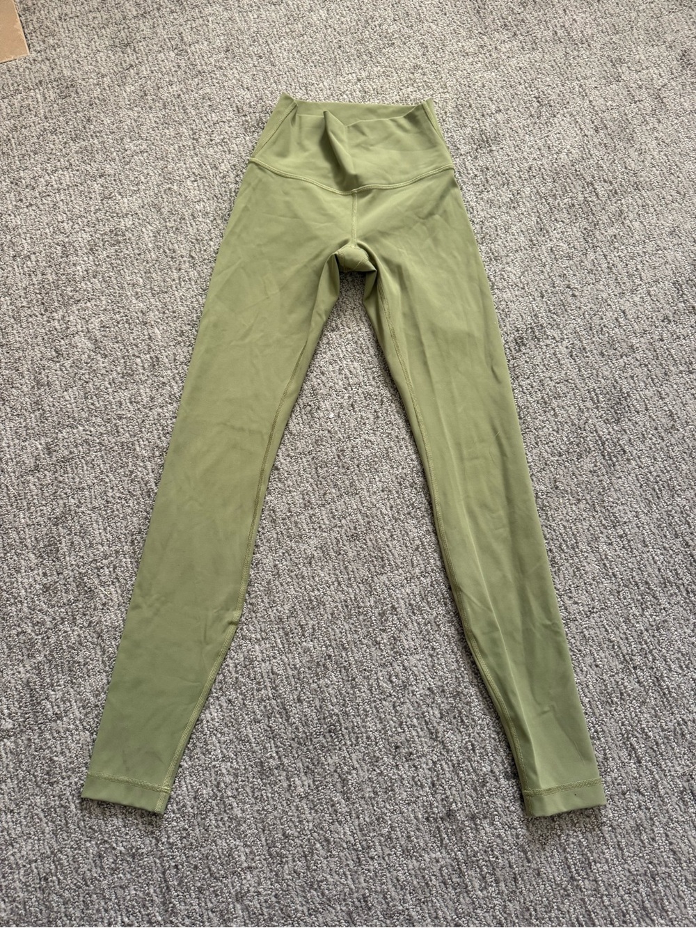 High-Waist Bronze Green Leggings